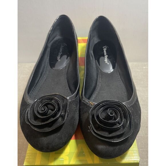 Baretraps Lynsey 9 1/2 medium women's Black‎ Flats - Picture 1 of 9
